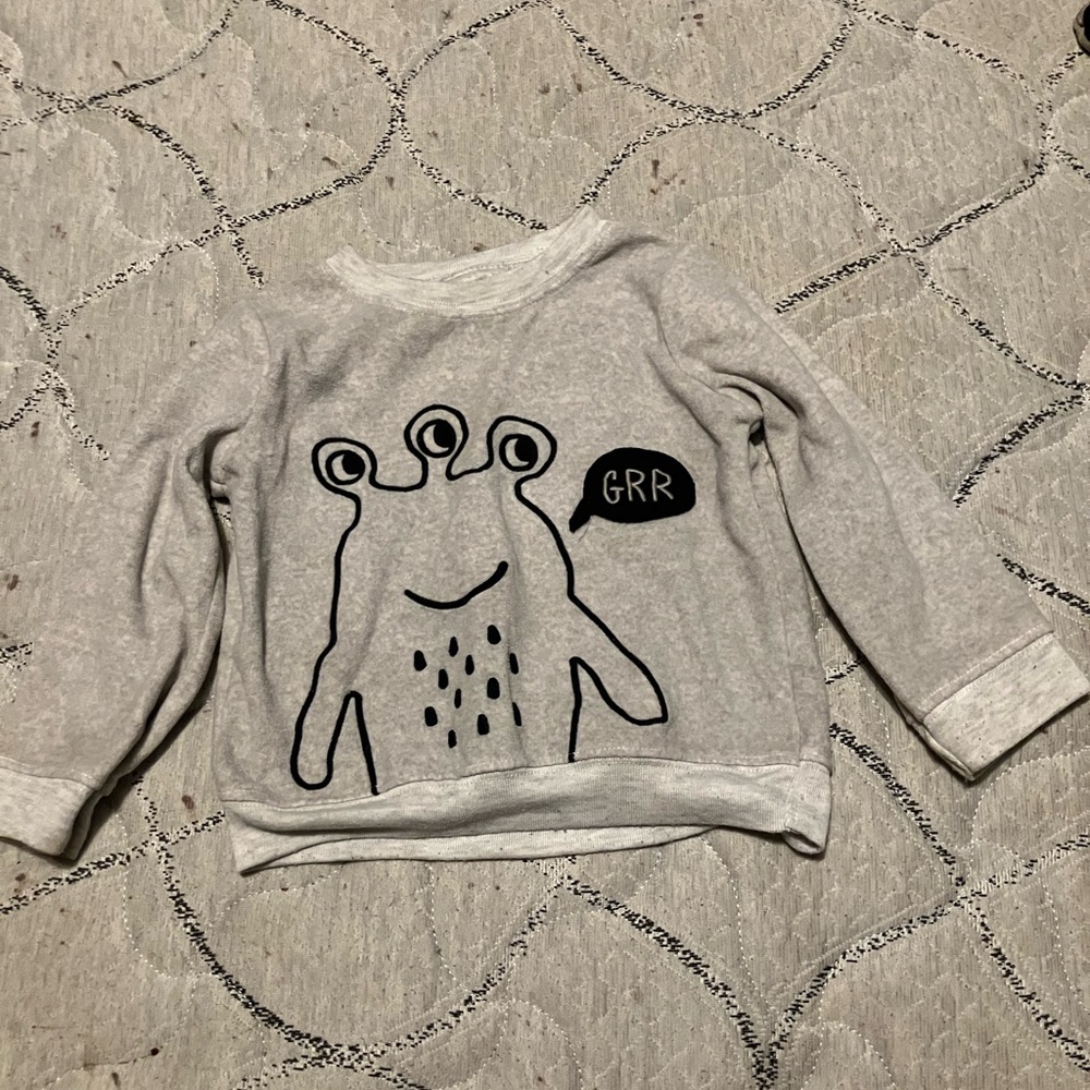 Alien Graphic Sweatshirt Babies Toddlers
